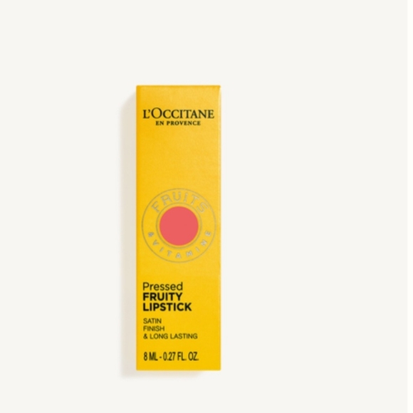 NWT L'occitane Carrose Rouge de Fruit Pressé Pressed Fruity Lipstick - Picture 4 of 6